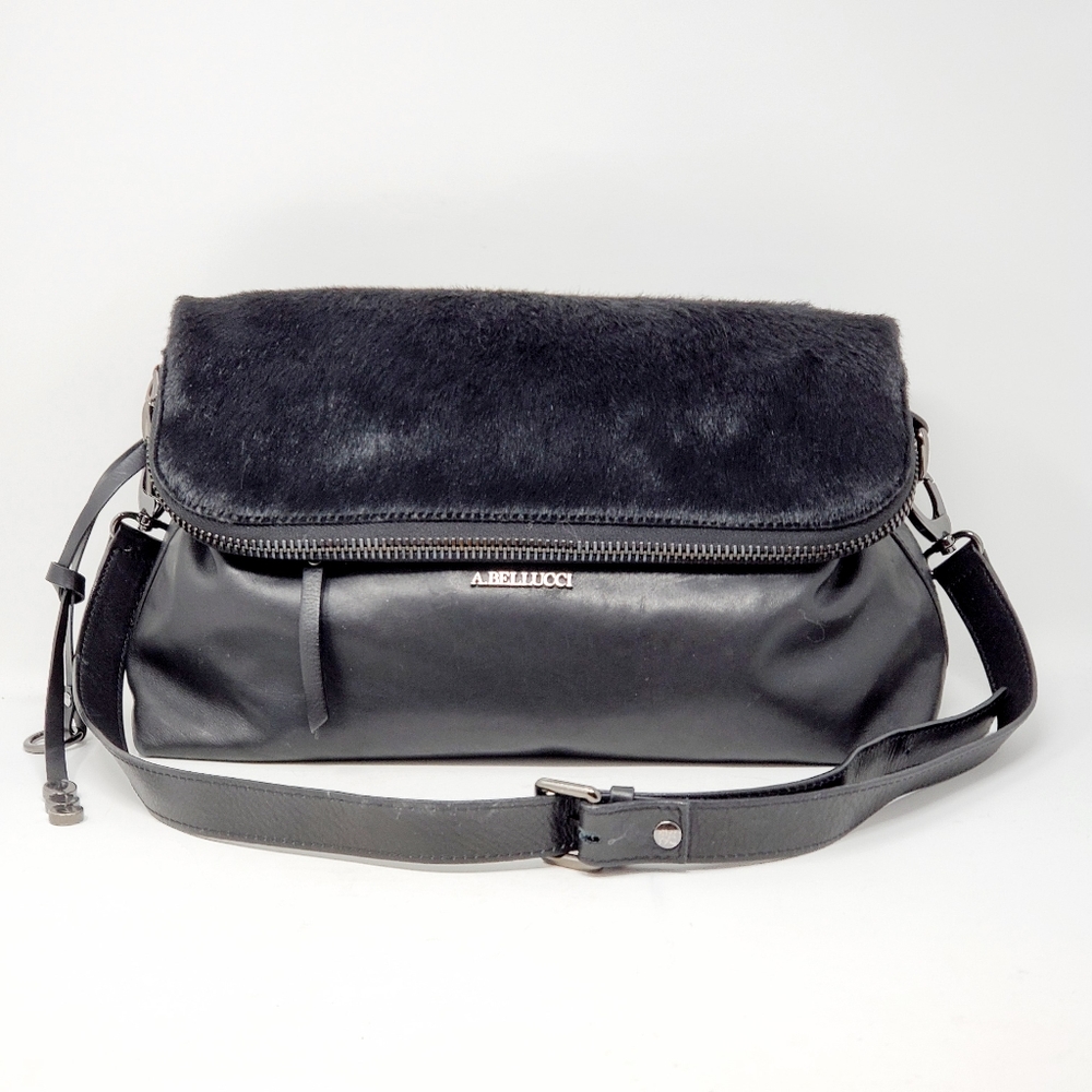 Albert Bellucci Handbag - Leather/Cowhide Fur